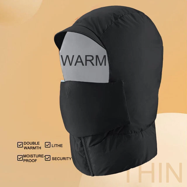 Cycling Caps Windproof Winter Headgear for Bike Motorcycle Riding (Black) FS2#