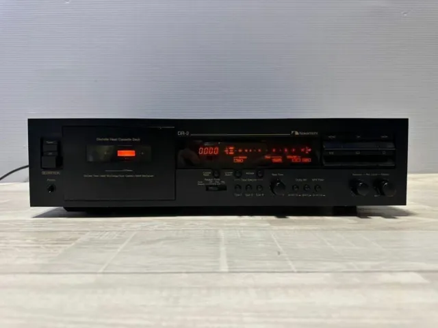 NAKAMICHI DR-2 Three head Dual capstan CASSETTE TAPE DECK Working Free Shipping