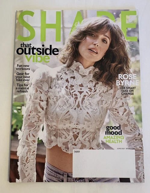 SHAPE ROSE BYRNE “Her Smart Take on Change” Issue June 2021 Magazine $0