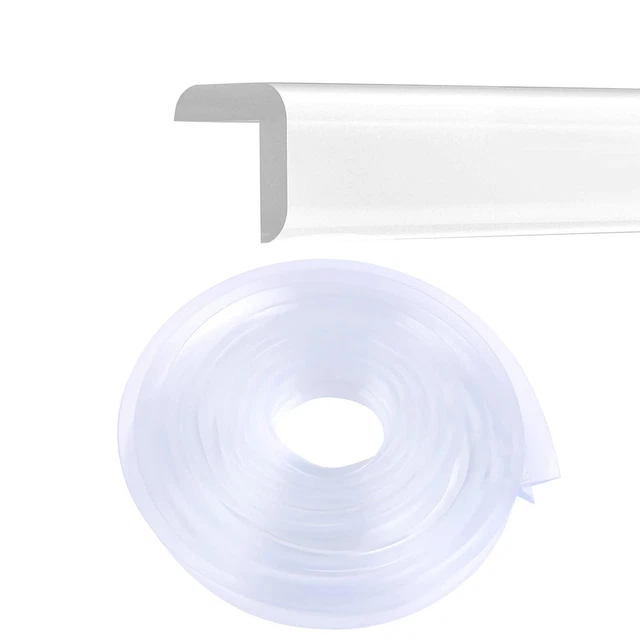 Corner Guards Furniture Edge Protectors Transparent Soft Silicone Bumper Strip