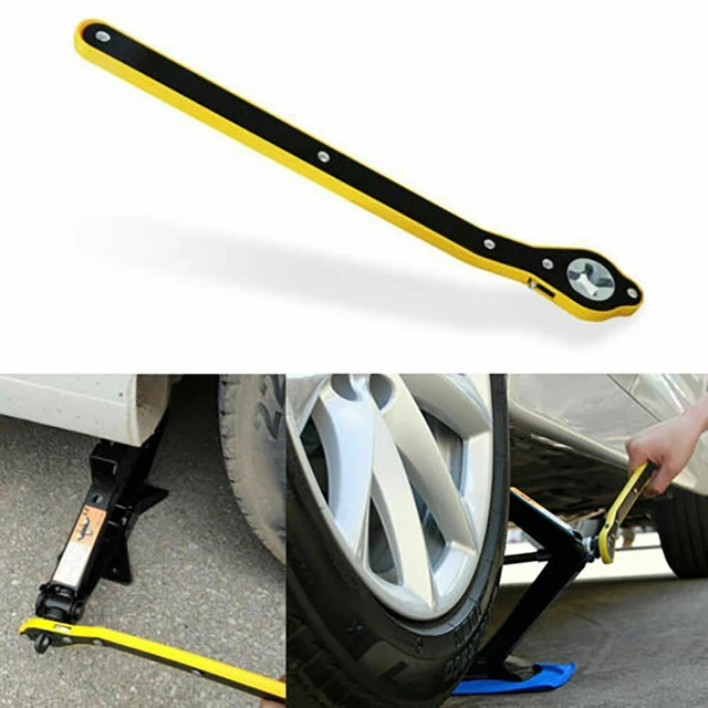 Voiture Ciseaux Cliquet wrench Garage Pneu Roue Prise Poignée Réparation D -