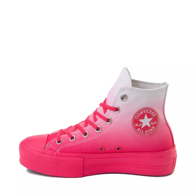 Womens Converse Chuck Taylor All Star Hi Lift Strawberry Jam Gradient Platform