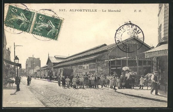 CPA Alfortville, Le Marché