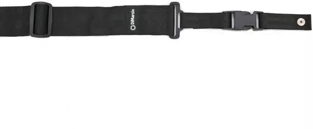 DiMarzio 2" Nylon ClipLock Guitar Strap, Black