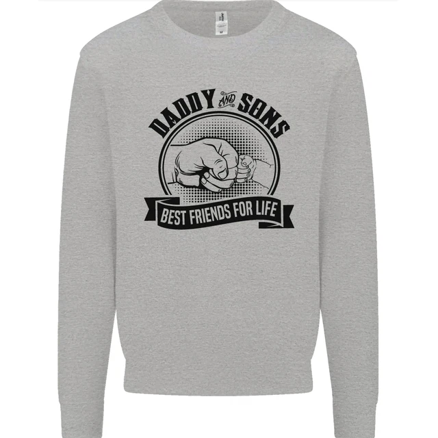 Daddy & Sons Best Friends Fathers Day Mens Sweatshirt Jumper