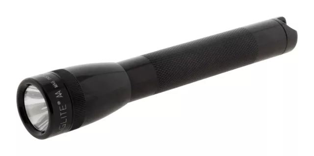 Lampe de poche compacte Mini Maglite M2A 2 piles AA 14 cm - Noir