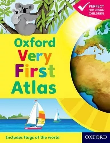 Oxford Very First Atlas Paperback Book The Cheap Fast Free Post