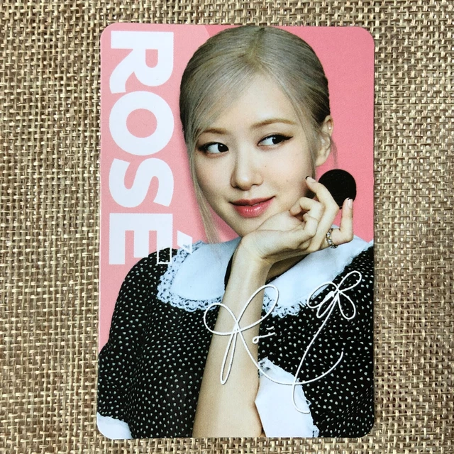 BLACKPINK ROSE OFFICIAL Oreo Limited Edition Photocard 2 Kpop YG Ent ...