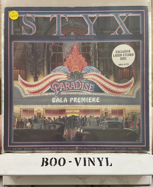 STYX PARADISE LPレコード GALA PREMIERE レトロ