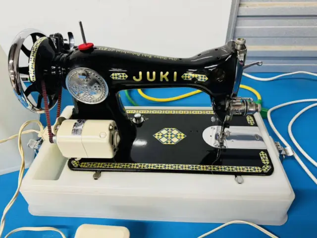 Máquina de coser industrial JUKI NA-350 retro vintage probada en Japón