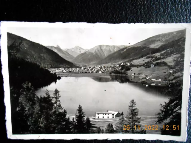 Davos mit Davosersee, Blick a. Tinzenhorn u. Piz Michel, Stempel!!, 1943