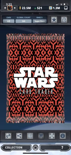 Topps Star Wars Digital Card Trader Darth Maul Base Variants Pack Art Insert