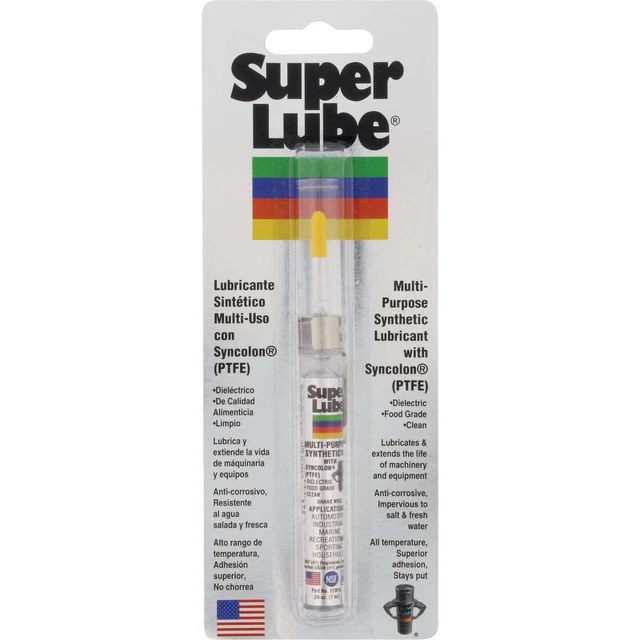 Super Lube 0.25 Oz. Tube Synthetic Multi-Purpose Lubricant 51010 Pack of 12