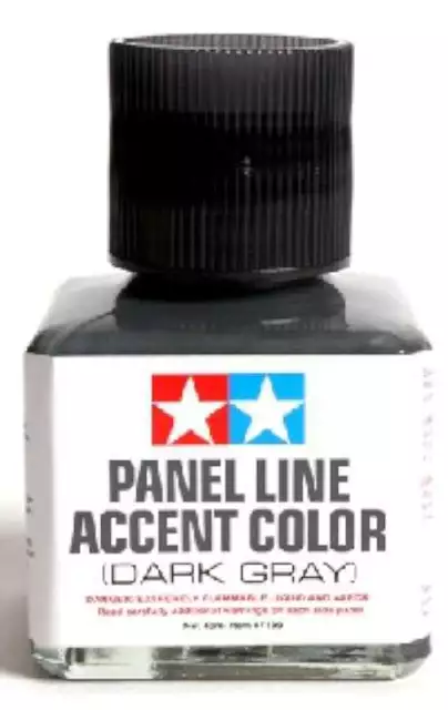 Dark Gray Panel Line Accent Color (40ml Bottle) (6/Bx)