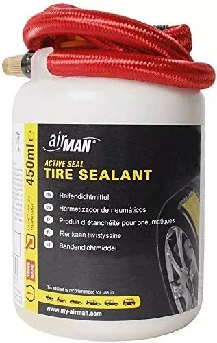 AirMan Universal Tyre Sealant - 450ml Valve Through - OEM Car Flat Tyre Sealant