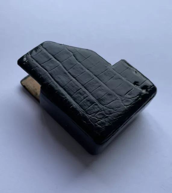 GENUINE St Dupont Ligne 1 (SMALL) ‘Cuttaway’ Lighter Pouch  -  Overhauled