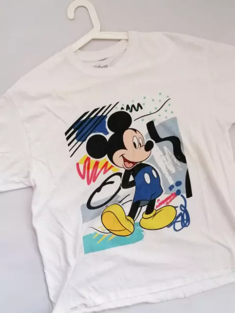 Disney Mens T-shirt Mickey Mouse Retro MEDIUM - USED OFFICIAL