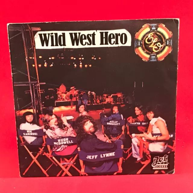 ELECTRIC LIGHT ORCHESTRA Wild West Hero 1977 UK 7" vinyl Single EXCELLENT ELO