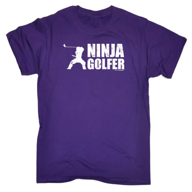 Golfing Kids Childrens T-Shirt Funny tee TShirt - Ninja Golf