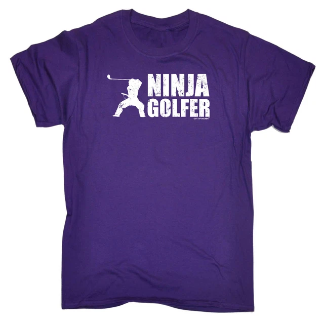 Golfing Kids Childrens T-Shirt Funny tee TShirt - Ninja Golf
