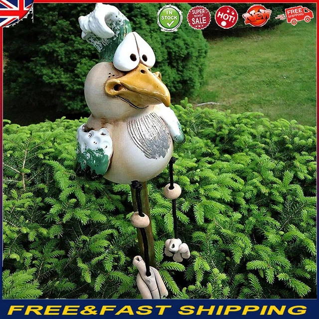 Harz Garten Huhn Statue Kunst Bauernhof Stumme Hühnerskulptur Ornament (grün) -