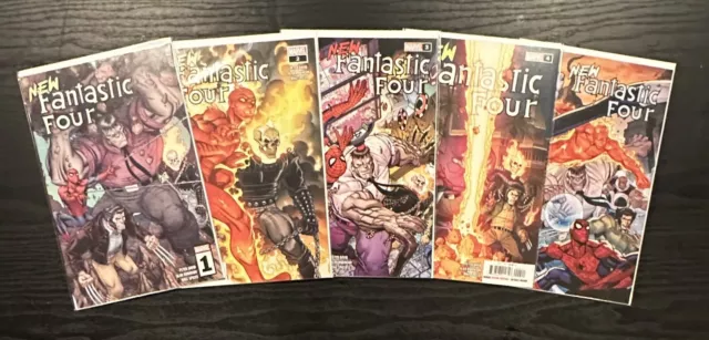 Marvel Comics: New Fantastic Four Vol. 1 (2022) #1-5 Complete Set