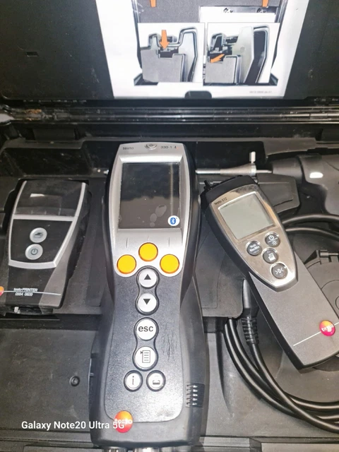 analyseur de combustion Testo 330-1ll + sondes + accessoires