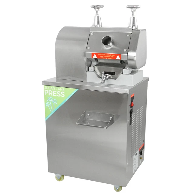 KuKoo Electric Sugar Cane Press Juicer, Stainless Steel Juice Extractor Machine