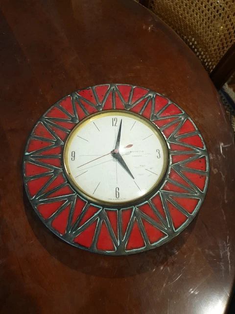 Horloge en fornica Made in France - Vedette Transistor - Label Emmaüs