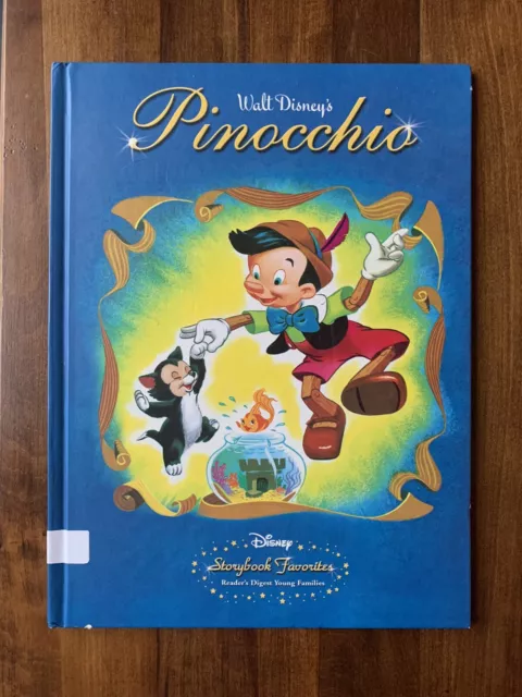 Walt Disney's Pinocchio Storybook Favorites Picture Book Hardcover Large Print