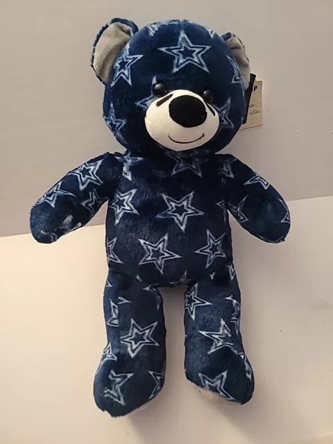 Build a Bear PLUSH 16 in. Dallas Cowboys Bear - New With Tags Stuffed NFL