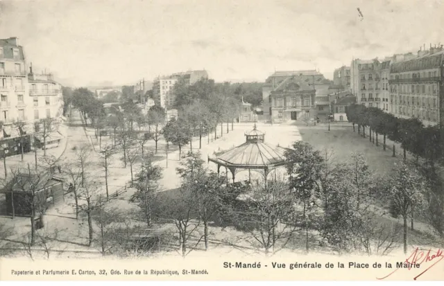 94 Saint Mande #21720 Vue Generale Place De La Mairie