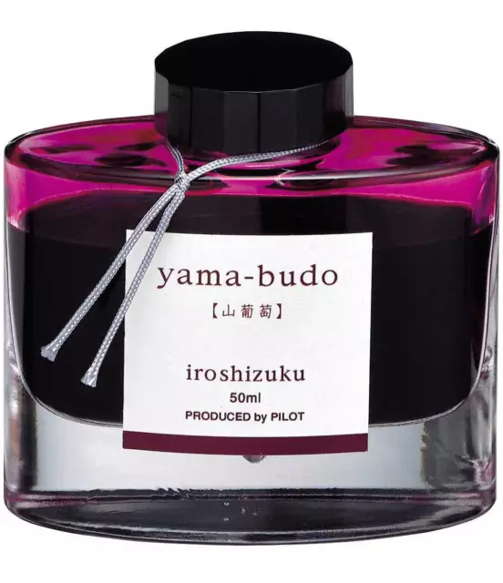 Namiki Pilot Iroshizuku Bottled Ink in Yama-Budo Ink (Wild Grapes) - 50 mL NEW