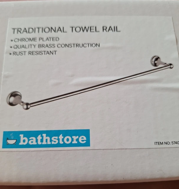BATHSTORE TOWEL RAIL Mondella Chrome 635MM Towel Rail BNIB Freepost 15.99 PicClick UK