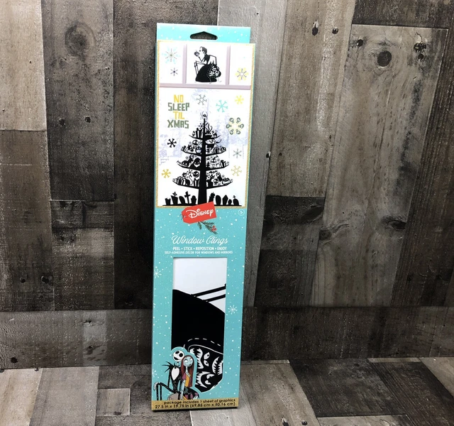 DISNEY'S THE NIGHTMARE BEFORE CHRISTMAS Christmas Peel & Stick Window