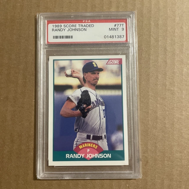 1989 SCORE ÉCHANGÉ #77T Randy Johnson HOF RC carte recrue The Big Unit ...