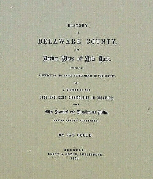 1856*2023? DELAWARE CO NY Border Wars/ Landlord Rent Gouging Housing