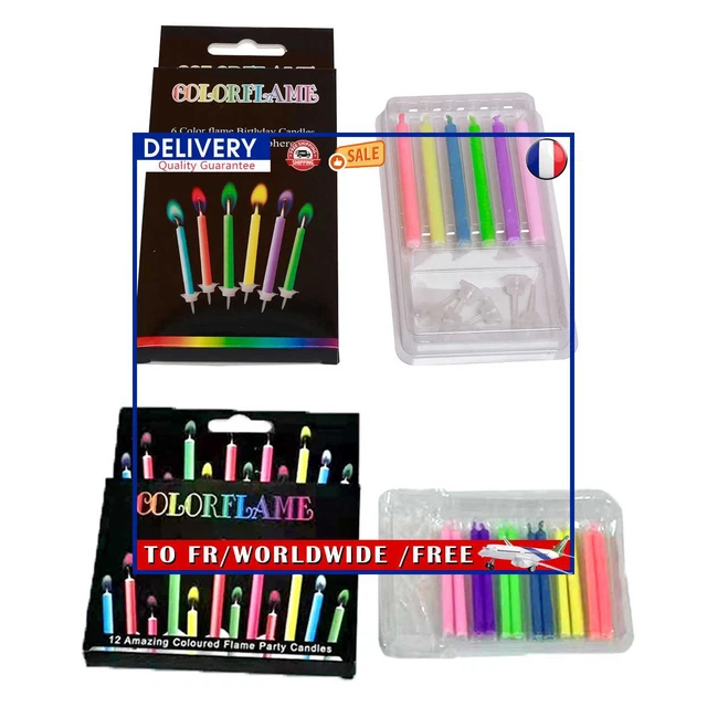 Birthday Candles - Cake Cupcake Candles Kits with Holders Party Cake Decorations