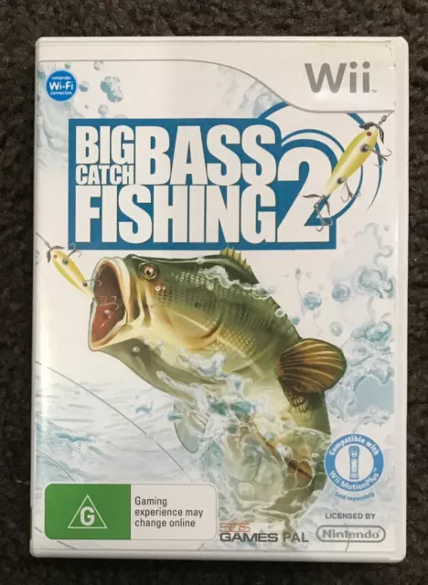 NINTENDO WII - Big Catch Bass Fishing 2 (Complete With Manual) - Free  Postage $5.75 - PicClick AU