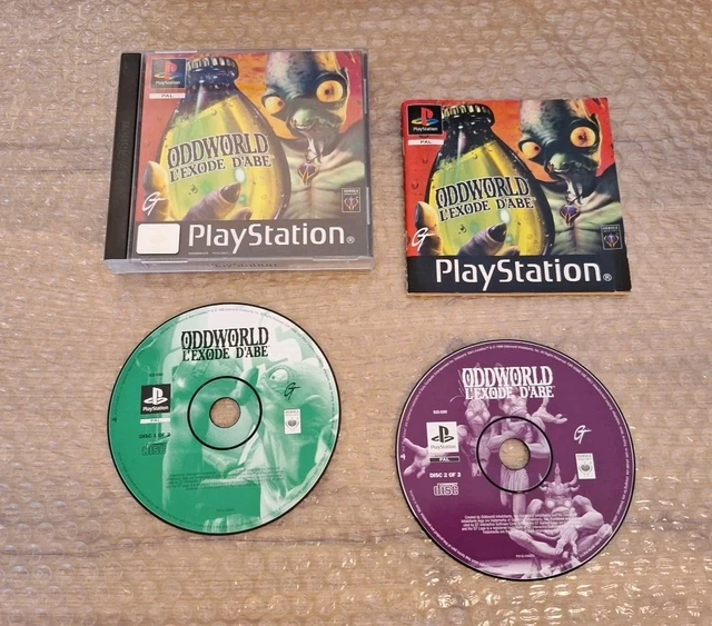 PS1 Playstaton 1 PAL oddworld l'exode d'abe | eBay