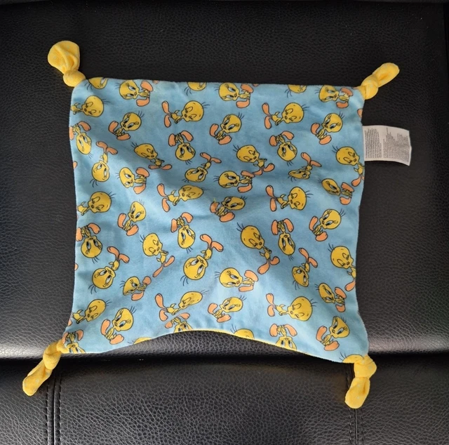Rsttle VINTAGE BABY LOONEY Tunes Tweety Bird Plush Rattle Comforter £16.15 ...