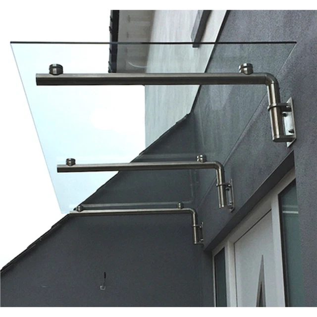Tenda da sole tetto balcone portico in acciaio inox 1440 mm balconia in vetro largo
