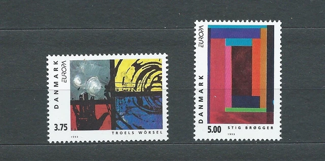 DANEMARK - 1993 YT 1055 à 1056 EUROPA - TIMBRES NEUFS** MNH LUXE