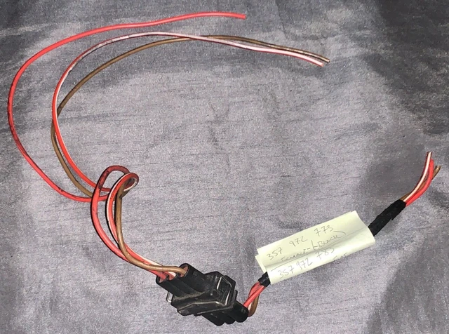Car Fan Radiator Plug Socket VW AUDI RADIATOR Fan Wiring Loom Connector Plug Socket 357972773 ...