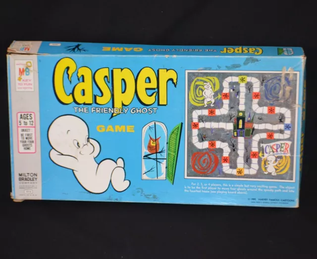 Vintage 1959 Casper The Friendly Ghost Game Complete MB Milton Bradley Harvey