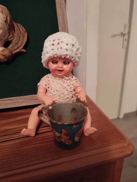 rare et ancien poupon laiteux 1900 55 cm