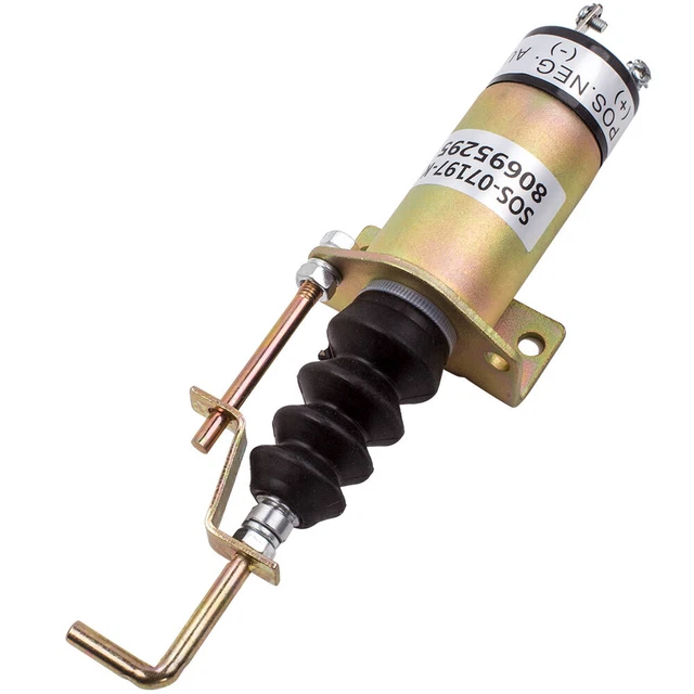 Solenoid Fuel Shutoff Solenoid for John Deere Stihl SnowEx Yanmar Giant