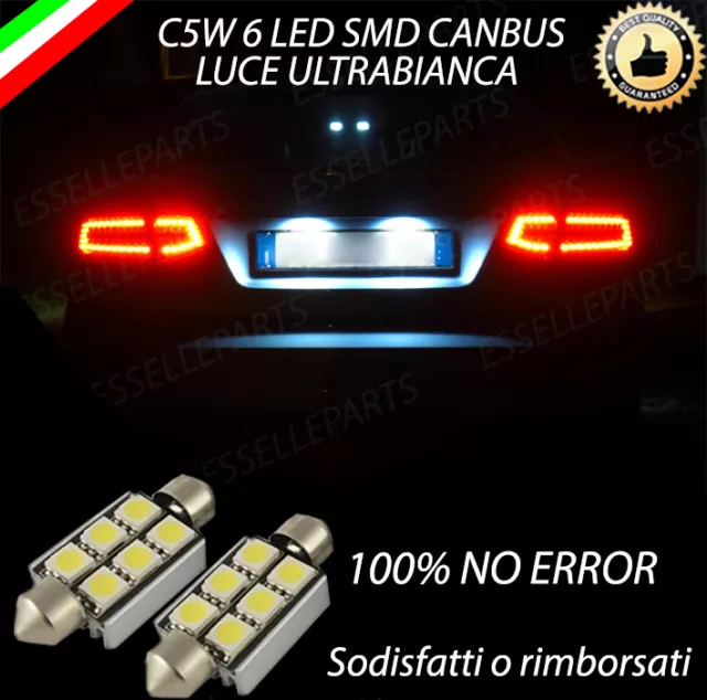 LUCI TARGA A Led Audi Tt 8N Canbus Bianco 100% No Error EUR 8,90