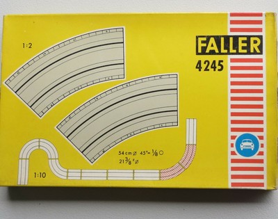 EPS68 AMS Faller Ams 4390 2 X Courbe 90 Degré en Emballage D'Origine 