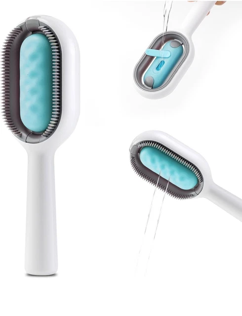 Pet Hair Removal Brushes with Water Tank Dog Cat Deshedding Brush Massage Comb 